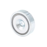 Gripmagnet neodymium Ø20x6,0 mm med försänkt hål Ø4,5 mm